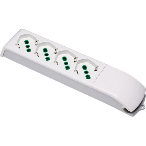 FANTON 480130 Multipresa FIDO senza cavo 4 prese bipasso italo/tedesche 2P+T 16A (1/2)