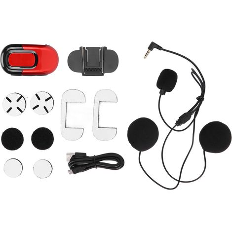 Motorradhelm mit abnehmbaren Bluetooth 5.0-Kopfhörern und 1100-mAh-Akku für die Motorrad-Intercom-Anlage