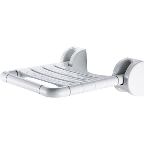 Siège de douche pliant mural antidérapant, économiseur d'espace, tabouret de bain pour personnes âgées, sécurité salle de bain (1/5)