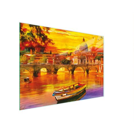 Schneidebrett aus Glas, 30x22, Boot (1/5)