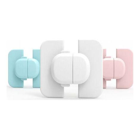 Cerradura de Sicherheit für refrigerador, cerraduras de Sicherheit für niños, cerraduras adhesivas für bebés, cerradura de congelador für gabinetes de Küche, Schubladen y refrigerador, 3 piezas (1/4)