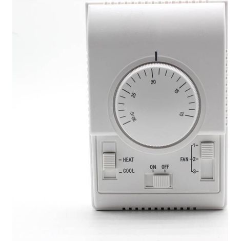 Temperaturregler, Thermostat für zentrale Klimaanlagen, 2-Wege-Schalter (mechanisch) 110–220 V