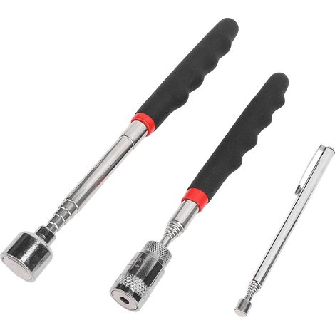 3-Piece Telescopic Magnetic Pickup Tool, 3 lb 8 lb 20 lb Magnetic Telescopic Pickup Tool with LED Light, Ideal for Workshop, Home, Garage and Repair (1/5)