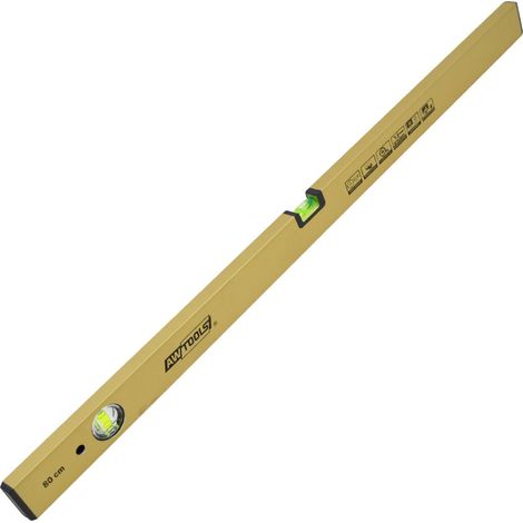 Awtools Wasserwaage Gold 200 cm Präzise und Widerstandsfähig