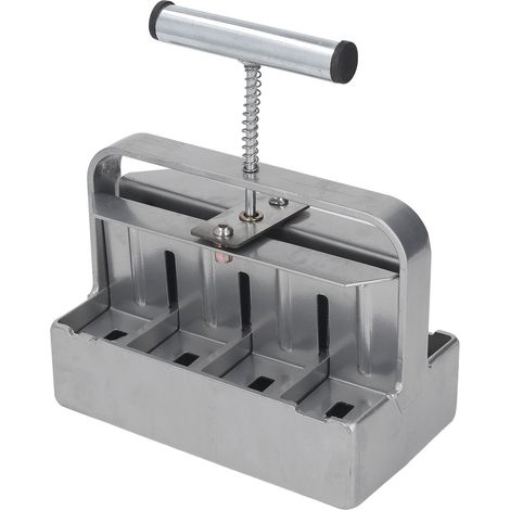 Kit de 4 blocs de terreau manuel en acier inoxydable, outil de pressage à 2 couches pour jardin (1/5)