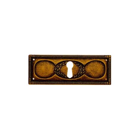 BOCCHETTE RETTANGOLARI ORIZZONTALI MOD.30705 IN ZAMA ANTICATA- - mm.108x39h. - 10 pezzi METALSTYLE