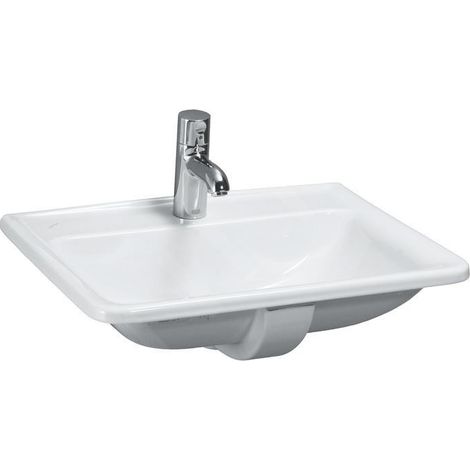 Lavabo encastré LAUFEN PRO A 560x440mm avec ÜL 1 HL (1/3)
