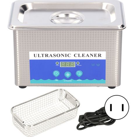 Nettoyeur à ultrasons DK‑009A 35W 0.9L pour bijoux bagues, minuterie intégrée, prise US 110V (1/5)