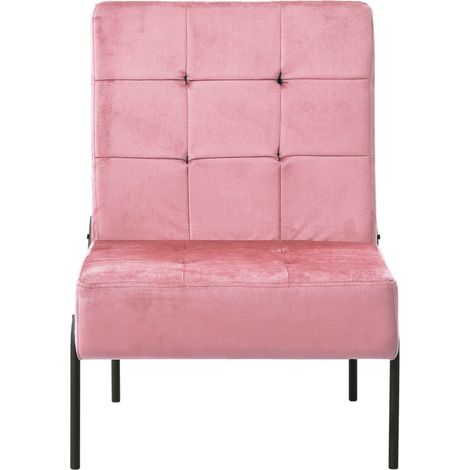 Maison Exclusive - Poltrona Relax 65x79x87 cm Rosa in Velluto