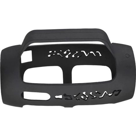 Silikonhülle passend für Pulse 4 Bluetooth-Lautsprecher, tragbare Schutzhülle für den kabellosen Pulse 4 Bluetooth-Lautsprecher (schwarz). (1/3)