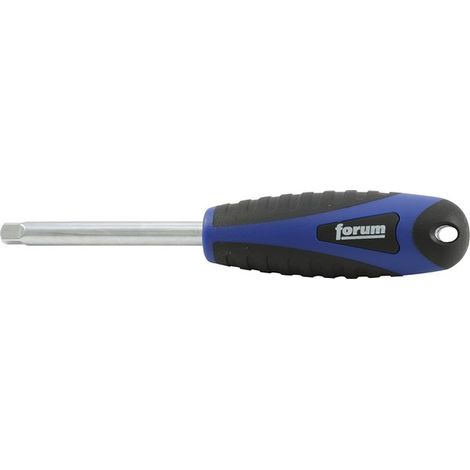 Asa de 4 lados 1/4'', pulido, Largo : 145 mm