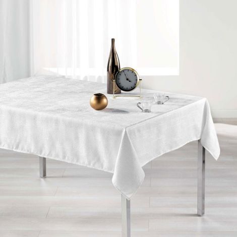 Nappe Rectangulaire "Alisson" 140x300cm Blanc