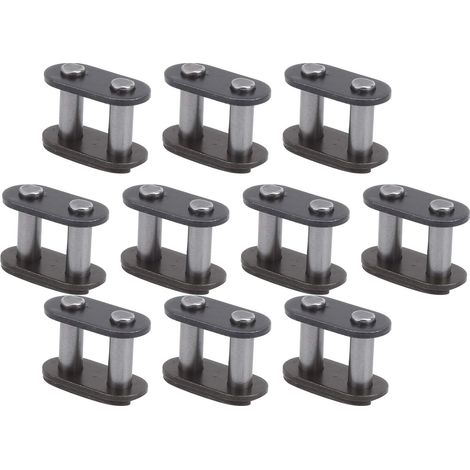 CSPARKV T8f - 10 conectores de acero para cadena de bicicleta ligera, resistente al desgaste, eslabón maestro de conexión (1/5)