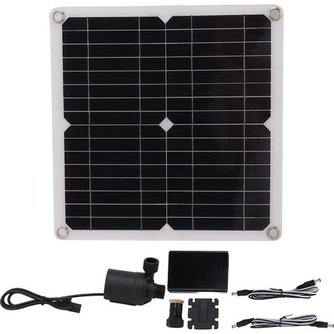 12V 22W Solar-Wasserpumpen-Set mit 100W Panel für Springbrunnen und Gartenbewässerung (1/5)
