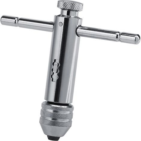 Clé à cliquet réglable en T M3 M8 et M5 M12 pour jeux de tarauds et filières (M5 M12 courte) (1/5)