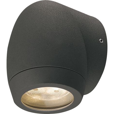 Aplique GUISLA IP54 LED SMD 3W 250lm CRI80 3000K 38º Antracita