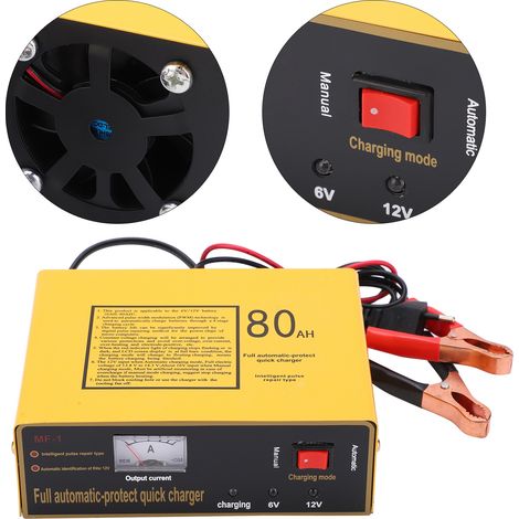 Chargeur intelligent MF1 120W AC250V prise UE pour voiture électrique enfant moto, alimentation charge batterie, accessoire véhicule junior, 12V (1/5)