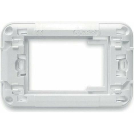 AERTECNICA - SUPPORTO ADATTATORE PER PLACCA LEGRAND CROSS / VELA / MOSAIC COLORE BIANCO NA685