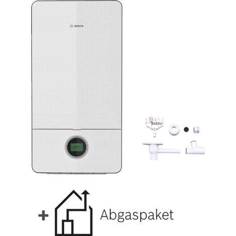 Bosch Gas-BW-Plus-Paket BOPA GC733C GC7000iW 24 C 23/21, Abgas C93x schwarz, 7739618033