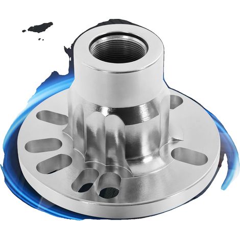 Herramienta hidráulica para desmontar ruedas, presión de 10 toneladas, compatible con bujes de 4 o 5 orificios, circunferencia del perno de 96 a 125 mm, fabricada en acero al carbono 45, requiere mont (1/5)