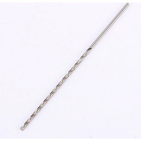 Punta da trapano elicoidale extra lunga, punta da trapano elicoidale HSS, lunga 160 mm. Utensile per forare legno, metallo e acciaio. Punta da trapano elicoidale da 3 mm.