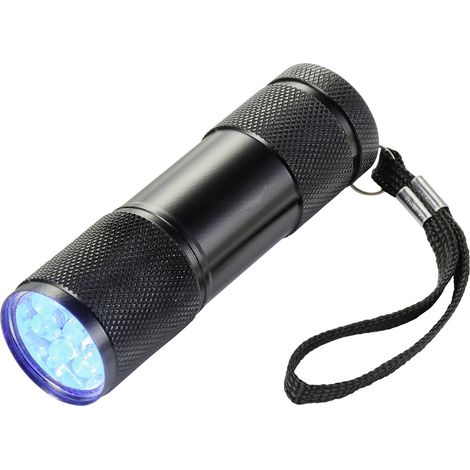 UV-LED Handlampe mit Handschlaufe batteriebetrieben   36 g