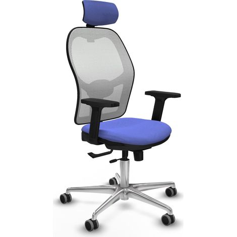 Sedia da ufficio piqueras y crespo Jorquera bianco ergonomica rete (1/2)