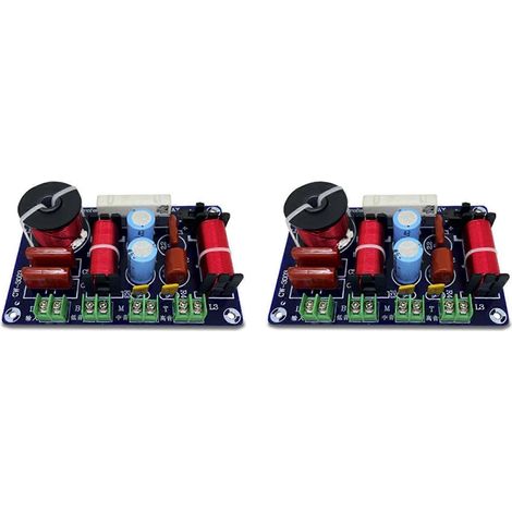 Filtre de fréquence 2X 3 voies pour home cinéma audiophile, compatible avec les haut-parleurs aigus, médiums et graves. (1/5)