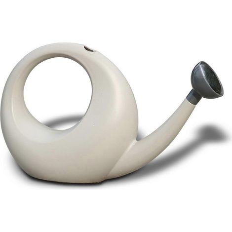 Arrosoir gris à long bec, pour plantes, fleurs, bonsaïs et pots, en intérieur comme en extérieur.-AquaForge (1/5)