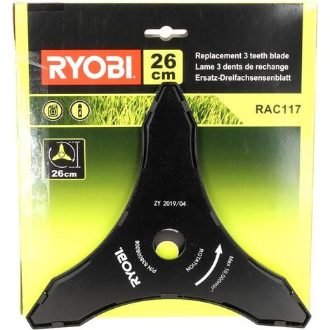 Filiyano-Lame 3 dents d=260mm 5132002668 - Coupe-bordures Ryobi - Lames et couteaux multicolores