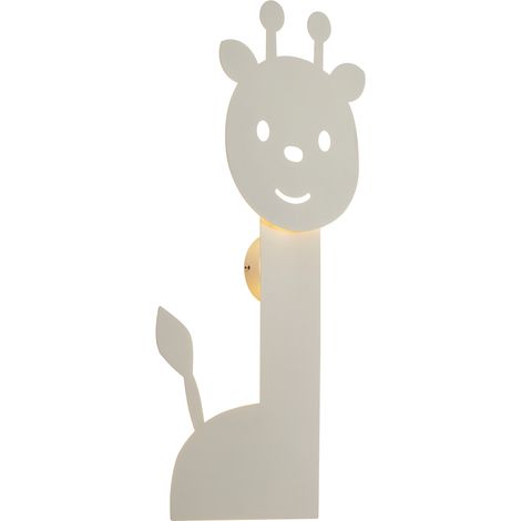 QAZQA Kinder Wandleuchte Beige inkl. LED 3-Stufen-Dimmbar - Gigi