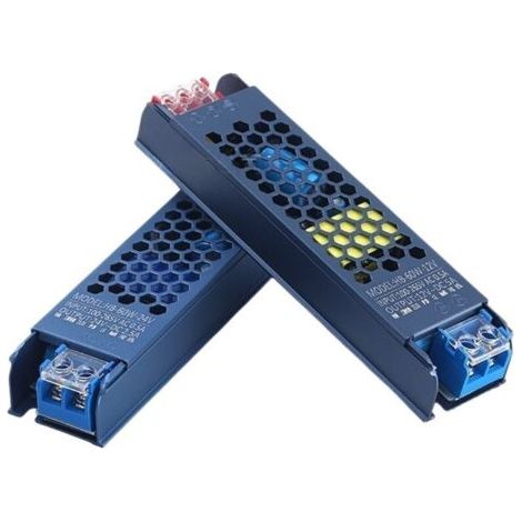 Transformateur d'alimentation pour bande lumineuse LED, AC100V-265V à DC24V, 60W, adapté aux bandes lumineuses LED