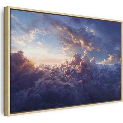 Quadro artgeist stampa tela dorato 90 cm x 60 cm