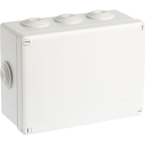 Boite de dérivation étanche avec traitement anti-UV renforcé - IP55 - SUM'OHM 165x120x70 - 8 entrées