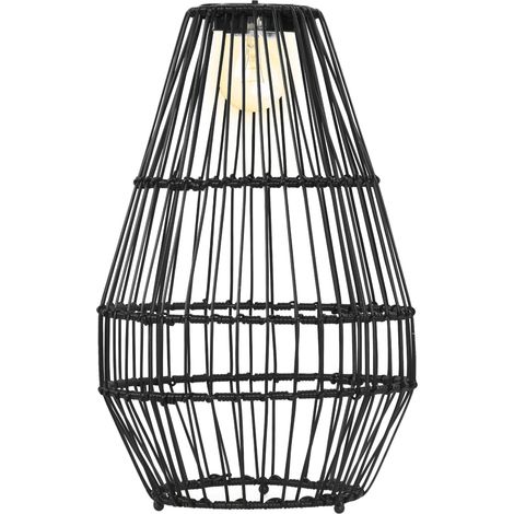 Lampe solaire de jardin, forme cylindrique, étanche avec capteur de luminosité, LED automatique pour balcon et terrasse, noire