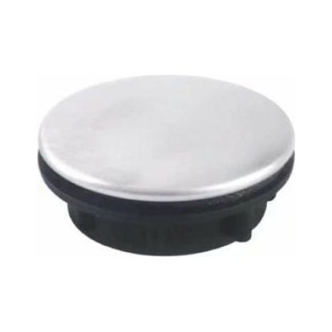 Cache Trou Lavabo Couvercle de Robinet en Acier Inoxydable pour vier de Cuisine 1 Pice (1/4)