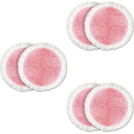 Set di 6 panni di ricambio per mocio a vapore, panni per la pulizia di moci elettrici serie 8 e 9, ricambi per mocio per pavimenti. (1/4)