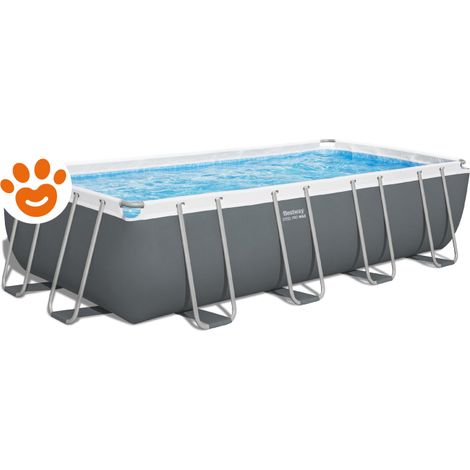 Bestway Piscina Rettangolare Steel Pro Max (549x274x122cm) con Pompa a Filtro Art. 56465 - Steel Pro Max (549x274x122cm) - Piscine