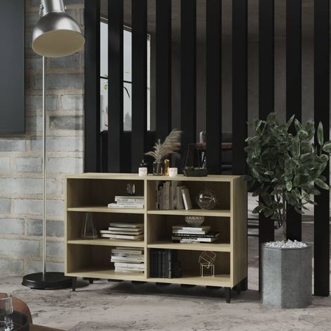 Buffet - Armoire de rangement Enfilade Chêne sonoma 103,5x35x70 cm Aggloméré BV832713 - BonneVie (1/5)