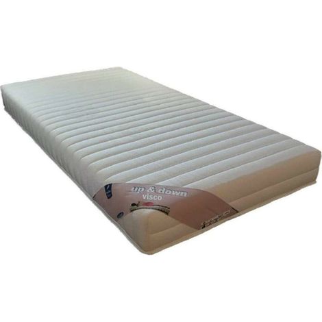 Matelas 80x200 Mousse Haute Résilience HR 35 Kg/m3 Hauteur 18 Cm Soutien Très Ferme ( 80 x 200 ) Up + Oreiller à Mémoire de Forme valeur 89 € (1/4)