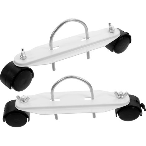 paire de roulettes de support pour radiateur électrique base