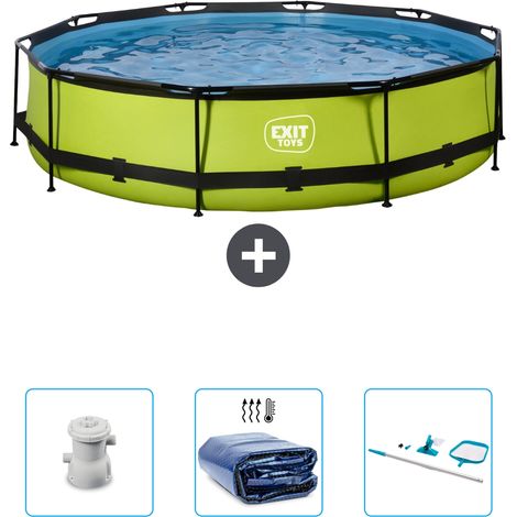 Exit Pool Rund - 360x76 cm - 4-teilig SCB90 (1/4)