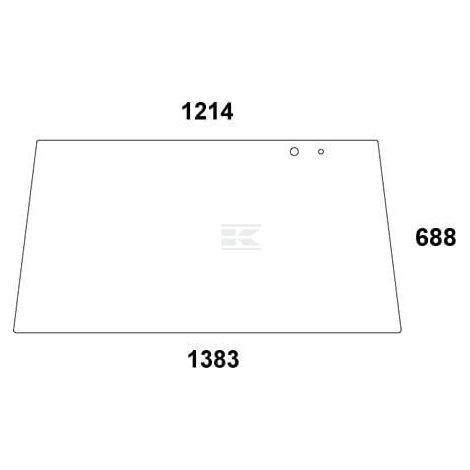 Heckscheibe 186813050200N UNBRANDED 186813050200N (1/2)