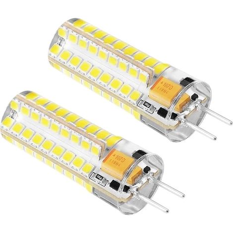 Ampoule Led G6.35 - 7 W - 12 V Ac - 6000 K - Angle De Diffusion 360 ° - Pour Meuble Bas Et Bureau - Lot De 2 (1/5)