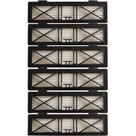 Lot de 6 filtres HEPA pour aspirateurs Neato Botvac D7, D3, D4, D5, D6, D70, D75, D80 et D85, compatible avec les modèles Neato Botvac 75e et 80. (1/5)