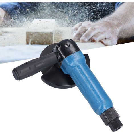 Leichter 4-Zoll-Druckluft-Winkelschleifer, Modell mit einstellbarer Drehzahl, KP-632, blau, amerikanisches Design. (1/5)