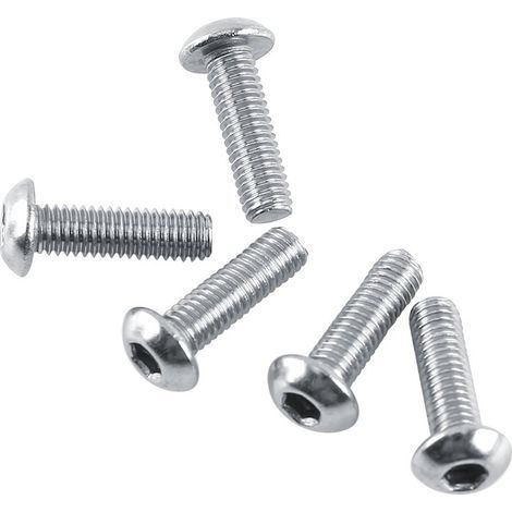 Sortiment an M3 A2 Sechskantschrauben und -muttern aus Edelstahl (Knopfkopf) (1/5)