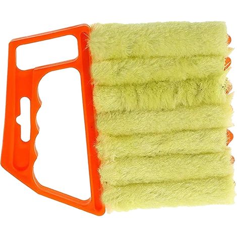 Brosse De Stores Fenêtre À 7 Dents Outil De Nettoyage pour Volet Roulant Climatiseur Et Douche Lot De 2 Léger Et Portable pour (1/4)