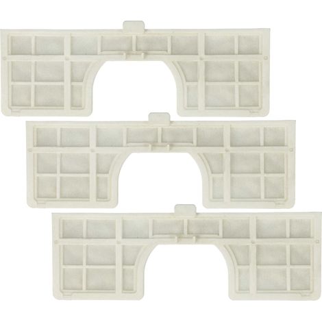 vhbw 3x filtro sostituisce Samsung DJ97-01285B per aspirapolvere - filtro bianco