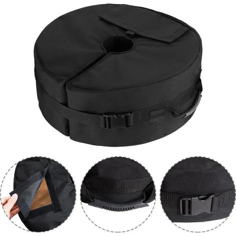 Sacs de sable lestés pour base de parasol (remplissables), accessoires pour stabilisateurs de mât de drapeau. (1/5)